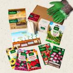 Kit de jardinage - Coffret des petits jardiniers + Gants enfant 6-8 ans - Loupe intégrée - face recto